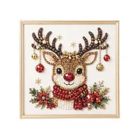 SparkleCraft Christmas Reindeer diamond painting kit