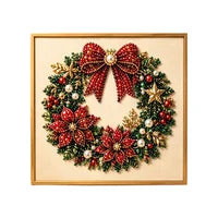 SparkleCraft Christmas Wreath diamond painting kit